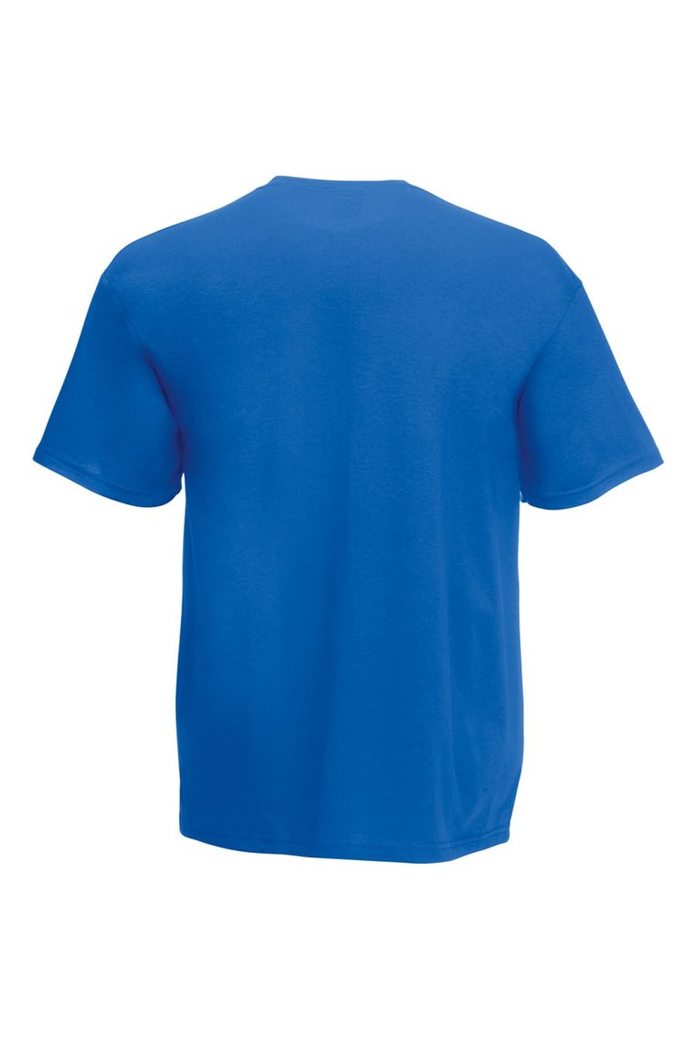Fruit Of The Loom Mens Super Premium Short Sleeve Crew Neck T-Shirt (Royal)