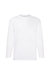 Fruit Of The Loom Mens Valueweight Crew Neck Long Sleeve T-Shirt (White) - White