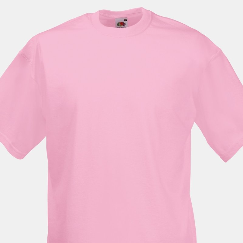 Fruit Of The Loom Mens Valueweight Short Sleeve T-shirt (light Pink)