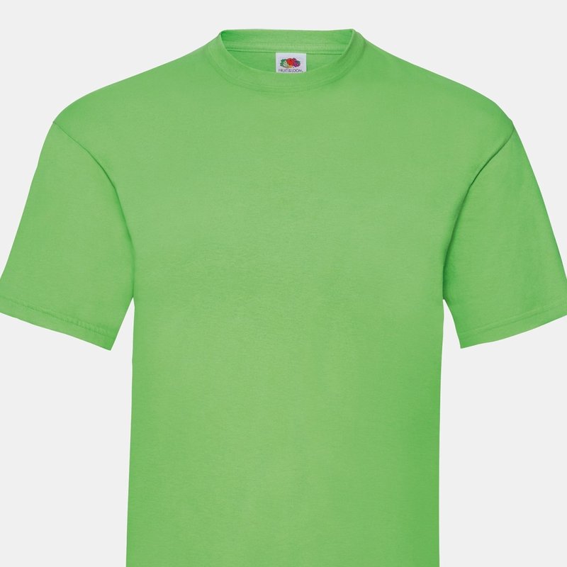 Fruit Of The Loom Mens Valueweight Short Sleeve T-shirt (lime) In Green
