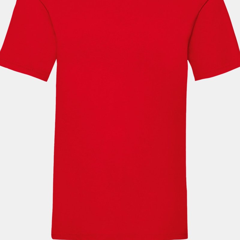 Fruit Of The Loom Mens Valueweight Short Sleeve T-shirt (red)
