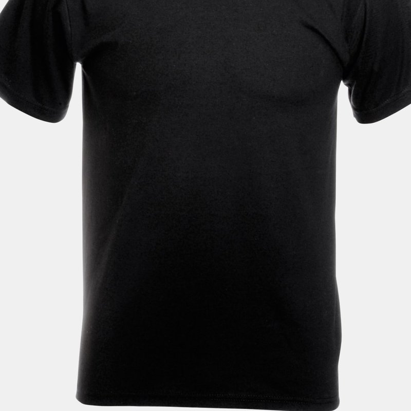 Fruit Of The Loom Mens Valueweight V-neck T-short Sleeve T-shirt (black)