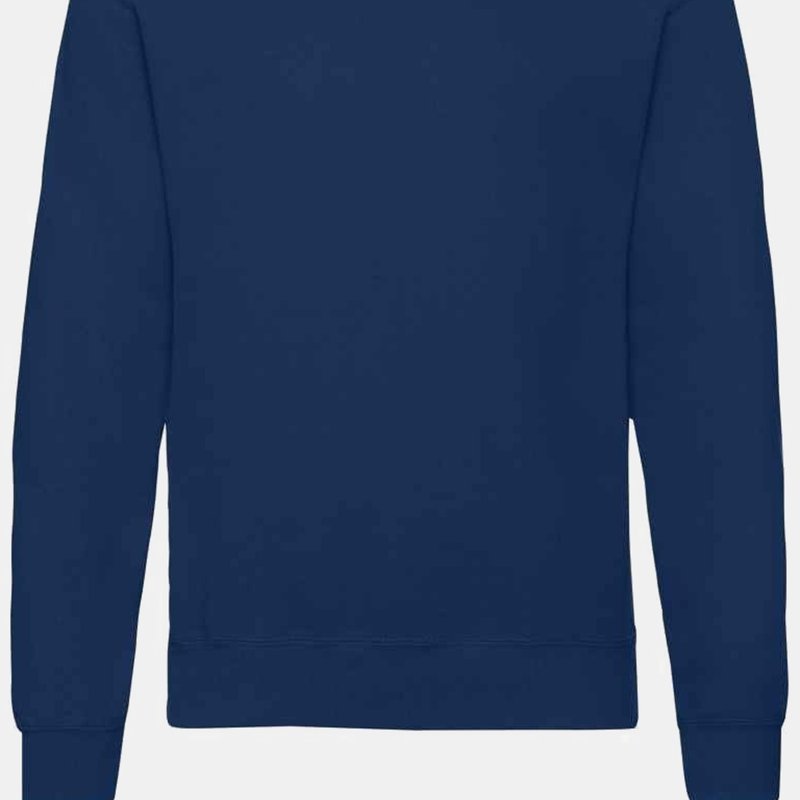 Fruit Of The Loom Unisex Adult Classic Drop Shoulder Sweatshirt (navy) In Blue