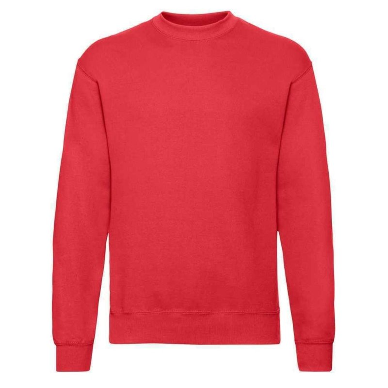 Fruit Of The Loom Unisex Adult Classic Drop Shoulder Sweatshirt (red)