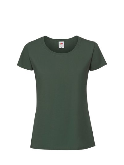 Fruit of the Loom Fruit Of The Loom Womens/Ladies Fit Ringspun Premium Tshirt (Bottle Green) product
