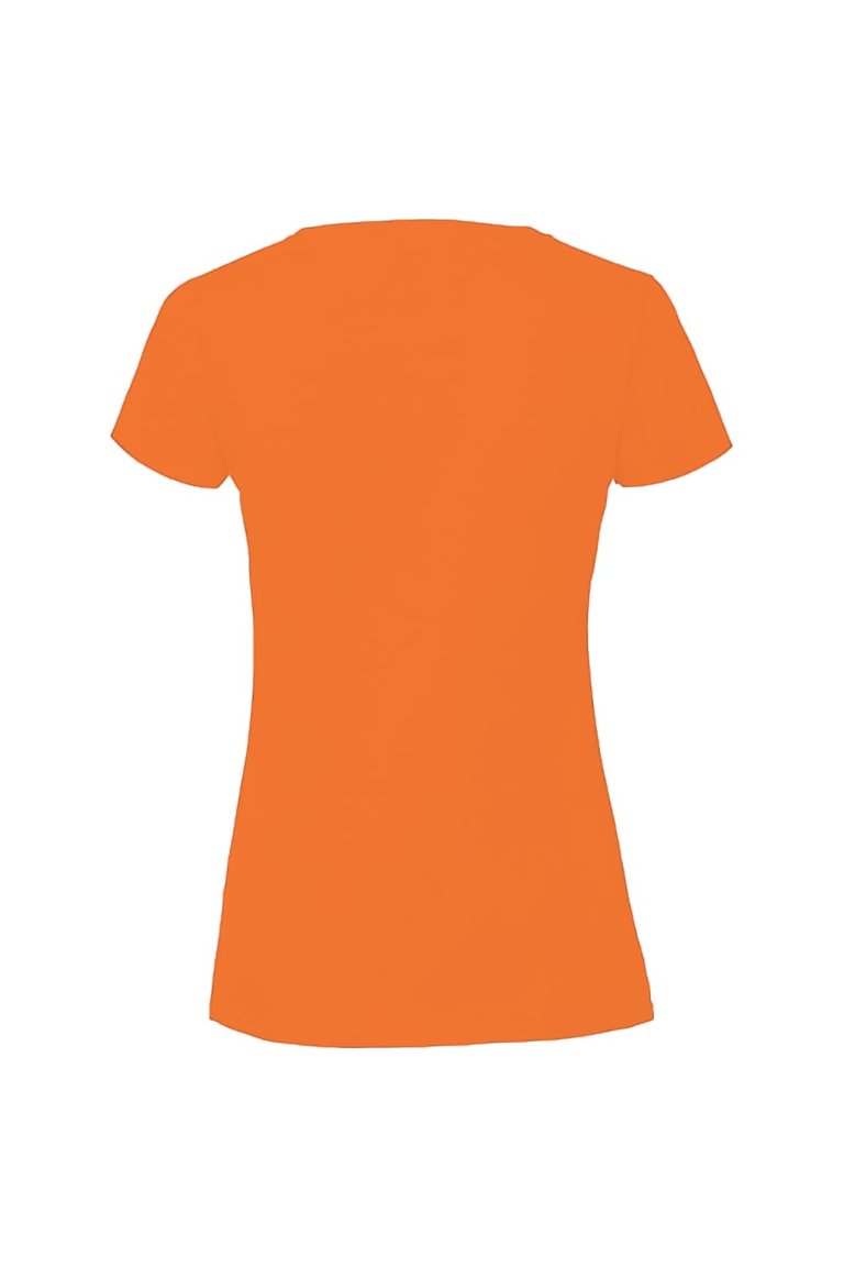 Fruit Of The Loom Womens/Ladies Fit Ringspun Premium Tshirt (Orange)