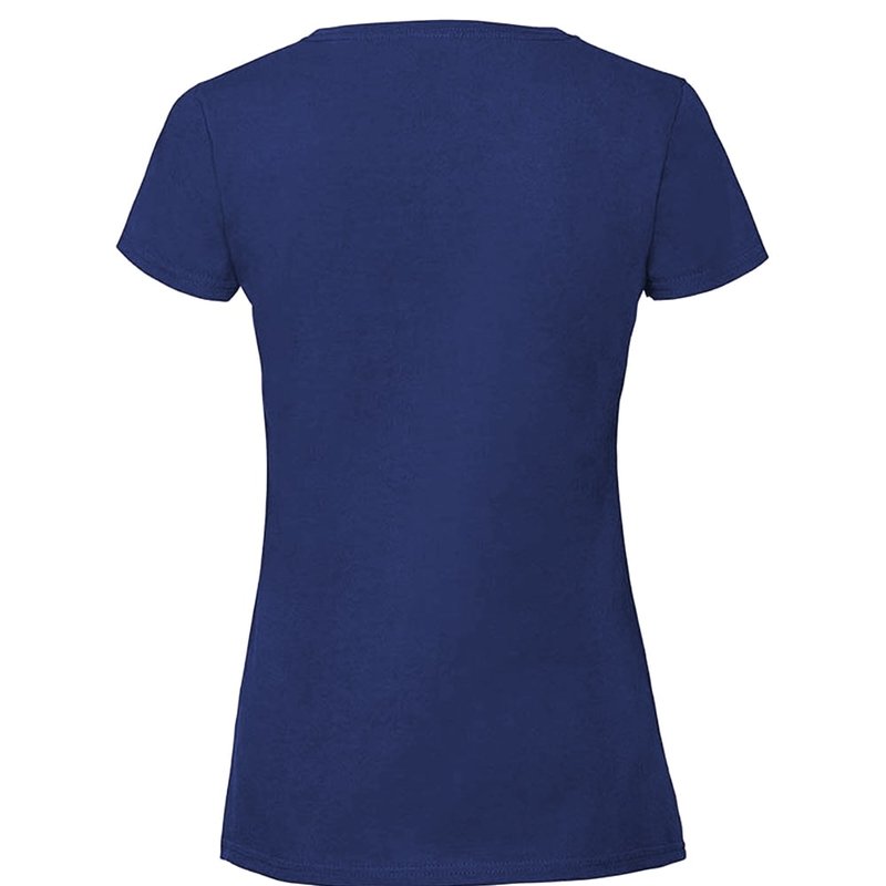 Shop Fruit Of The Loom Womens/ladies Fit Ringspun Premium Tshirt (royal Blue)
