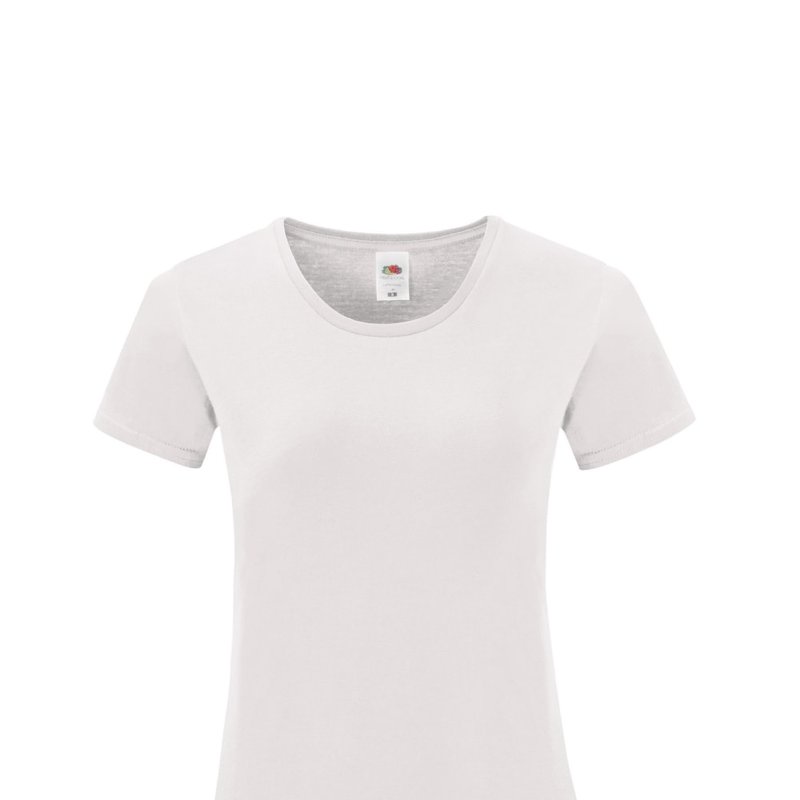 Fruit Of The Loom Womens/ladies Iconic 150 T-shirt (white)
