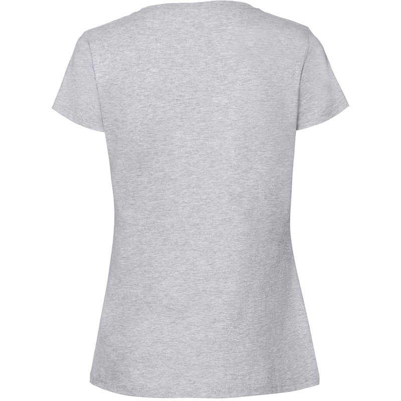 Shop Fruit Of The Loom Womens/ladies Ringspun Premium T-shirt (taupe Gray) In Grey