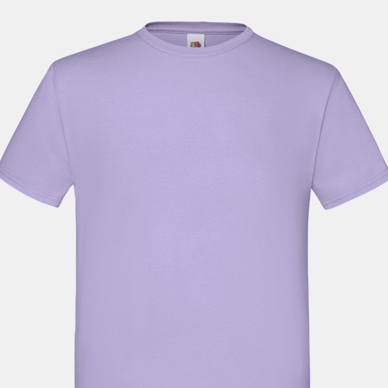 Fruit Of The Loom Mens Iconic 150 T-shirt In Purple