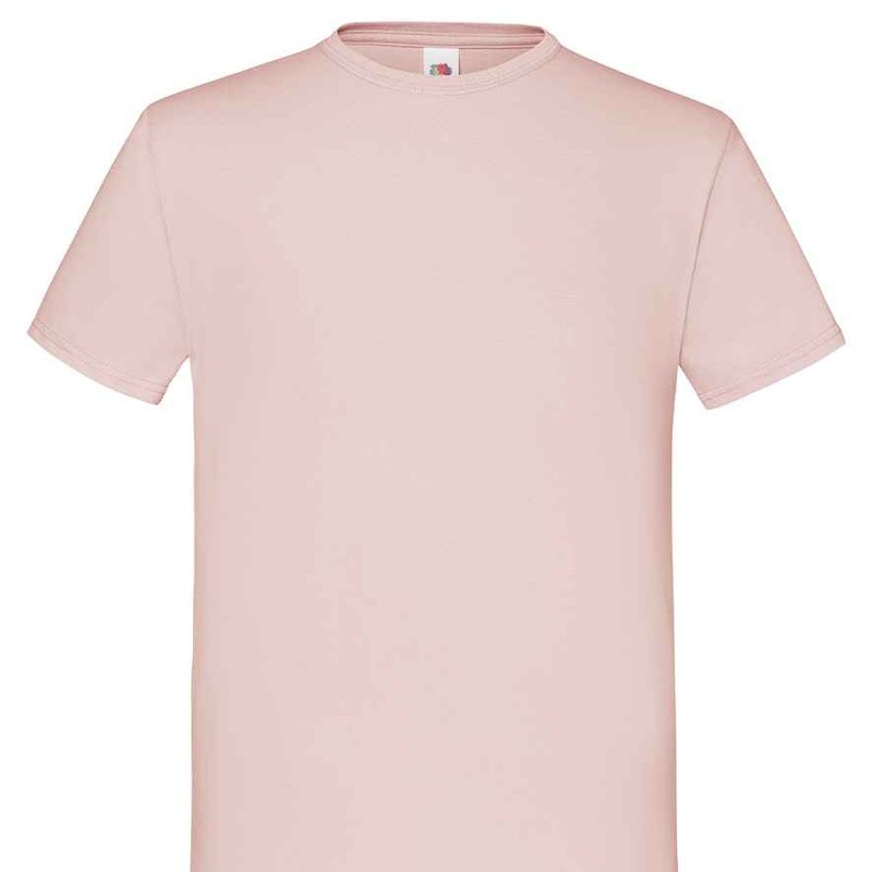 Fruit Of The Loom Mens Iconic 150 T-shirt In Pink