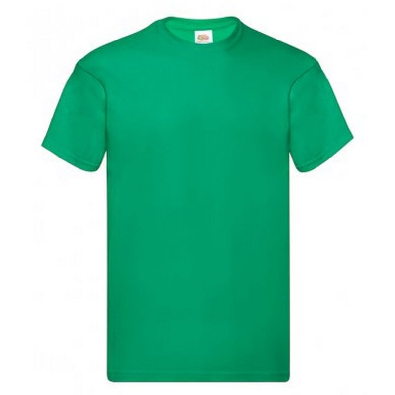 Fruit Of The Loom Mens Original Short Sleeve T-shirt In Green