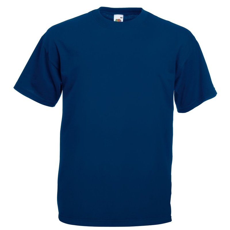 Fruit Of The Loom Mens Valueweight Short Sleeve T-shirt In Blue