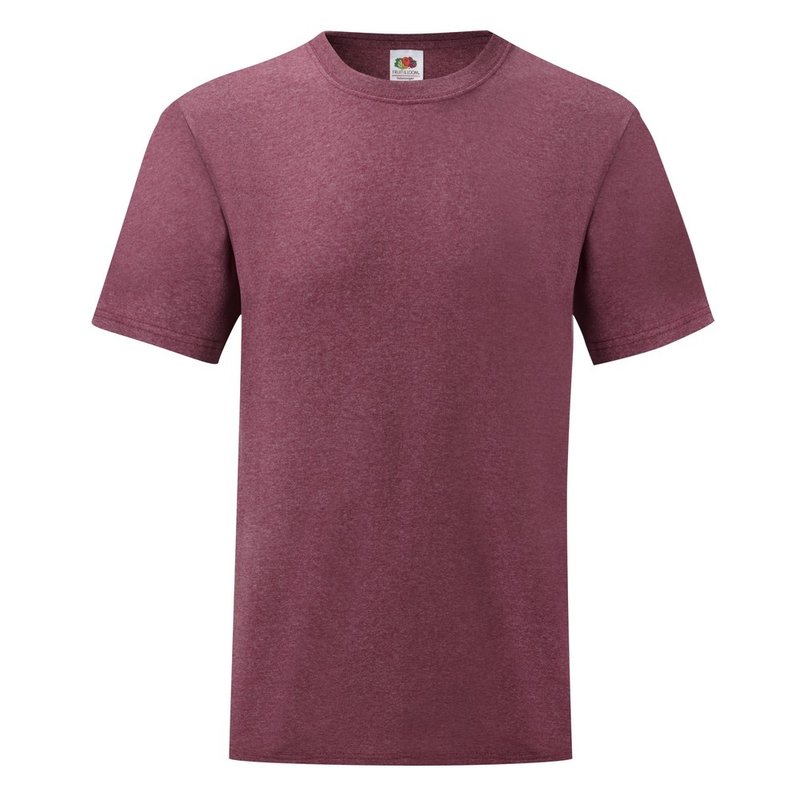 Fruit Of The Loom Mens Valueweight Short Sleeve T-shirt In Purple