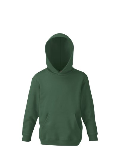 Fruit of the Loom Older Kids Unisex Classic 80/20 Hoodie - Bottle Green product