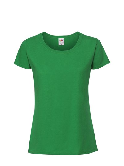 Fruit of the Loom Womens/Ladies Fit Ringspun Premium Tshirt - Kelly Green product