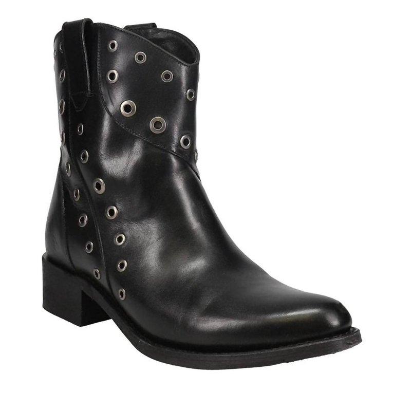 Shop Frye Diana Grommet Short Boot In Black