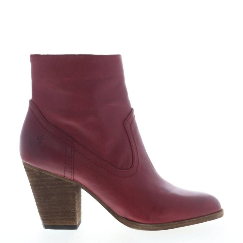 Shop Frye Essa Ankle Boot In Red