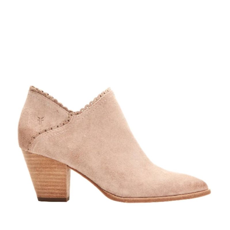 Shop Frye Reed Scallop Shootie Ankle Boot In Pink