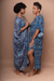 Obaatan Kaftan+Maxi Dress - Octavia Cobalt (Bamboo Rayon)