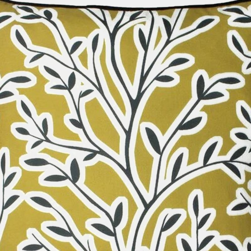 Furn Annika Floral Throw Pillow Cover In Yellow