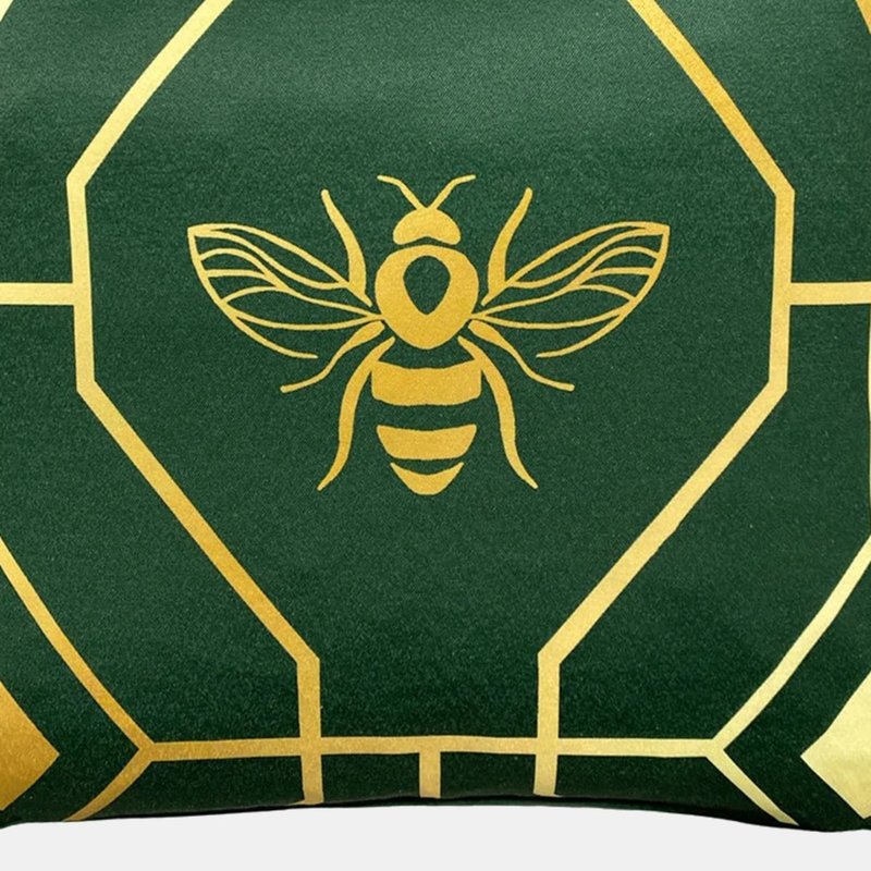 Furn Bee Deco Geometric Throw Pillow Cover In Green
