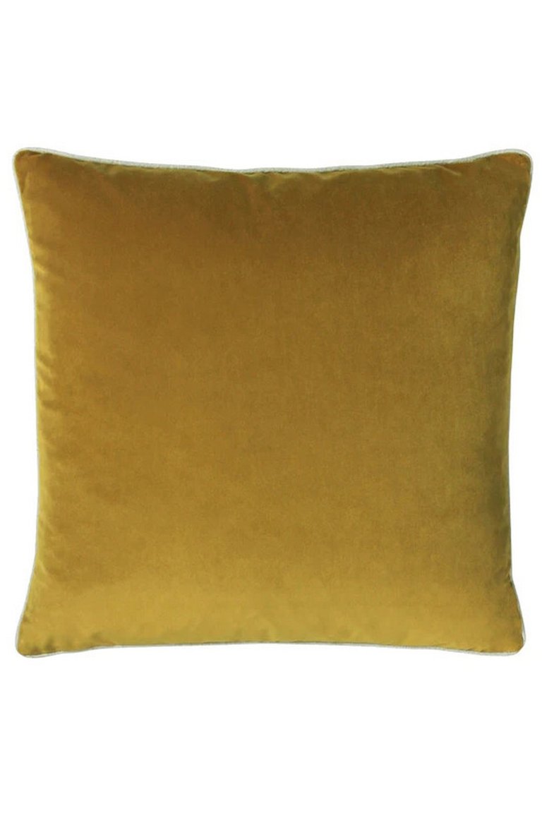Cohen Velvet Throw Pillow Cover- Mustard Yellow - Mustard Yellow