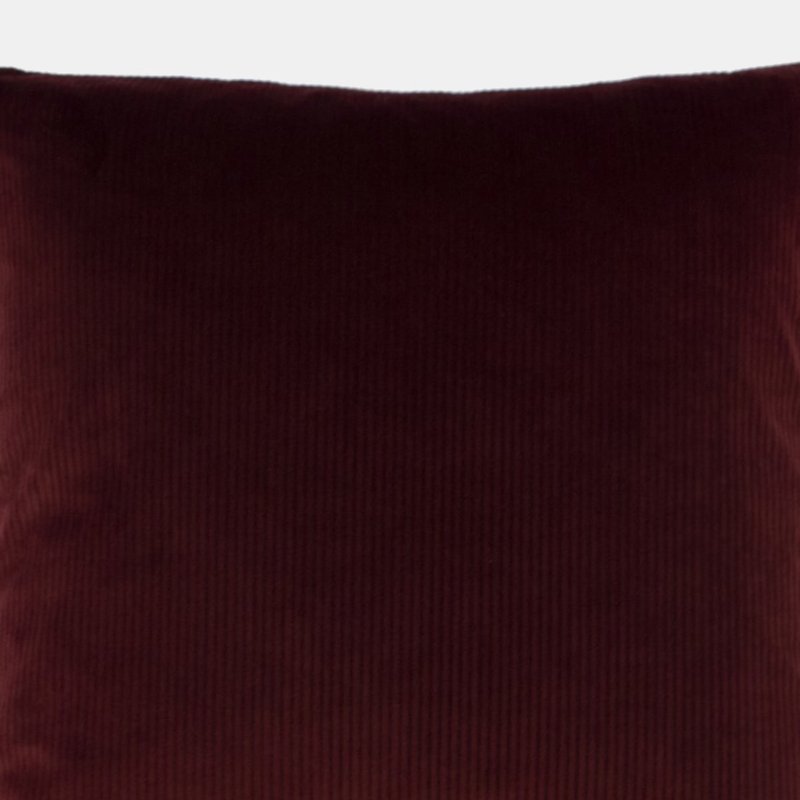 Shop Furn Aurora Corduroy Throw Pillow Cover In Red