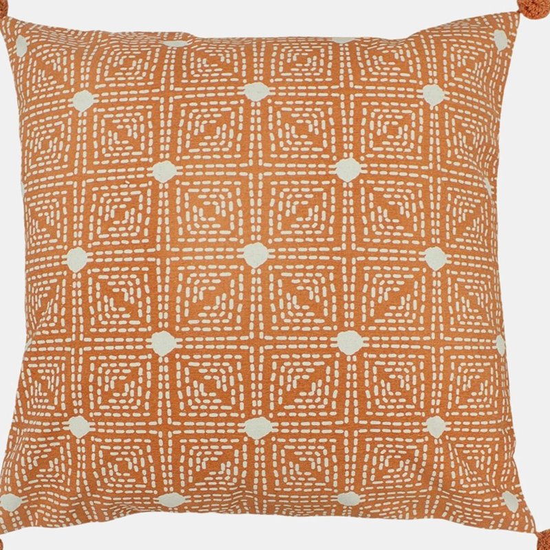 Shop Furn Chia Cushion Cover (coral) (one Size) In Orange