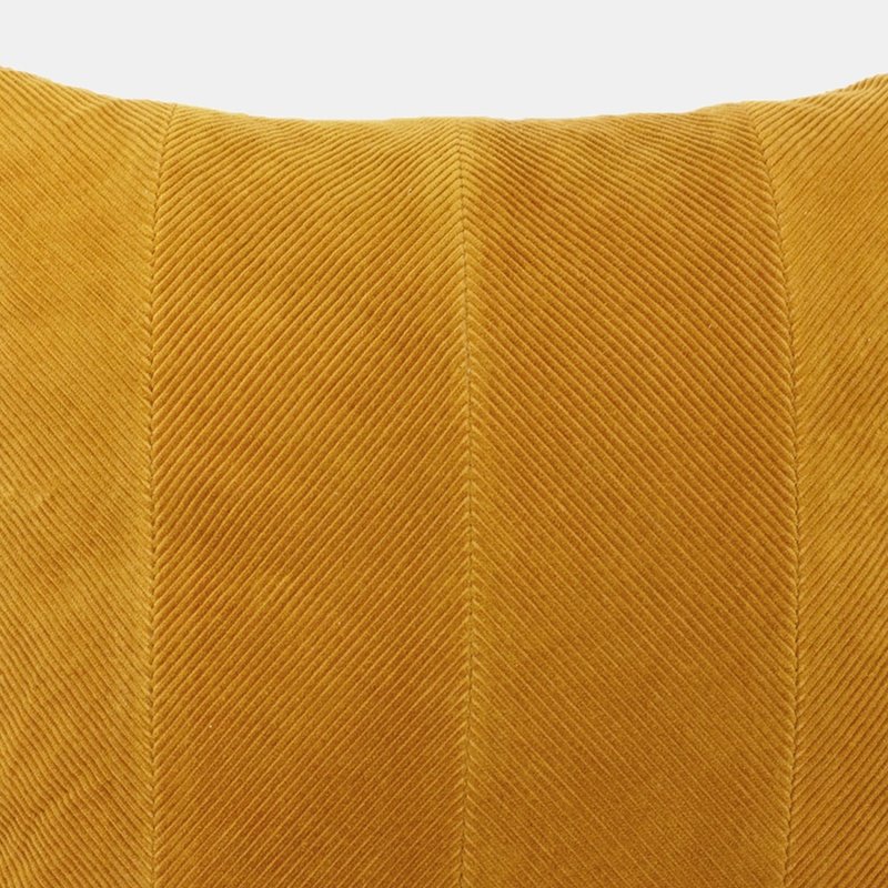 Furn Jagger Geometric Design Curdory Cushion Cover (ochre) (one Size) In Yellow