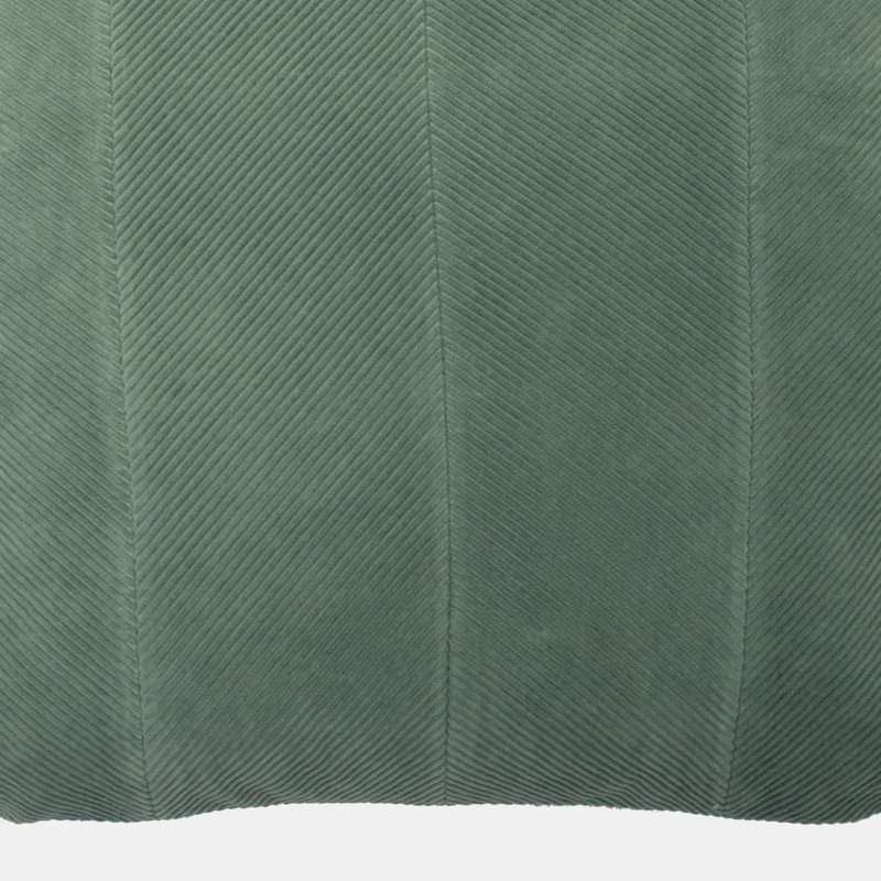 Shop Furn Jagger Geometric Design Curdory Cushion Cover (sage) (one Size) In Grey