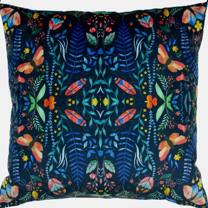 Shop Furn Kaleidoscopic Throw Pillow Cover (blue) (one Size)