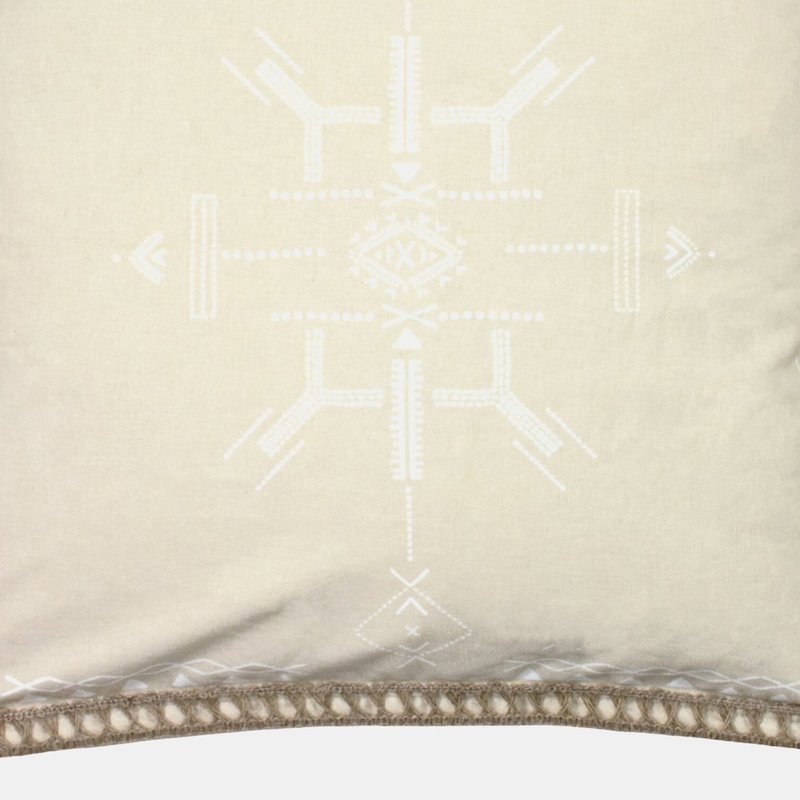 Shop Furn Mini Inka Throw Pillow Cover (natural) (45cm X 45cm) In Brown