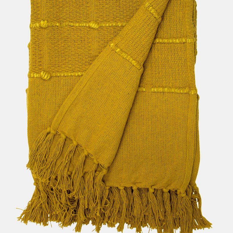 Furn Motti Throw (ochre Yellow) (one Size)