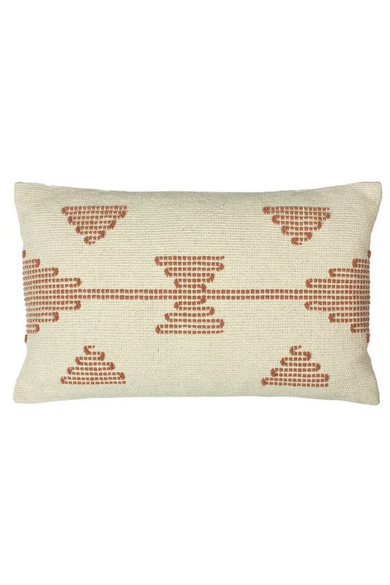 Furn Sonny Stitched Throw Pillow Cover - Brick Red - Brick Red