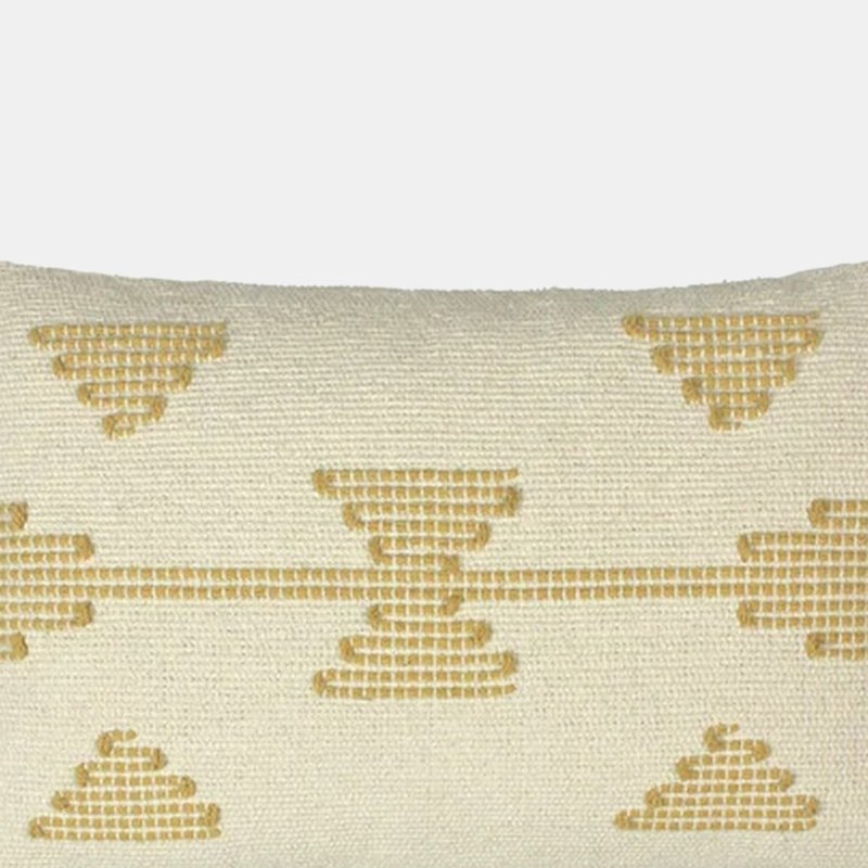 Furn Sonny Stitched Throw Pillow Cover In Yellow
