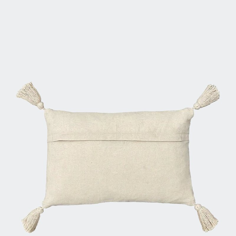 Shop Furn Jute Braided Throw Pillow Cover In Brown