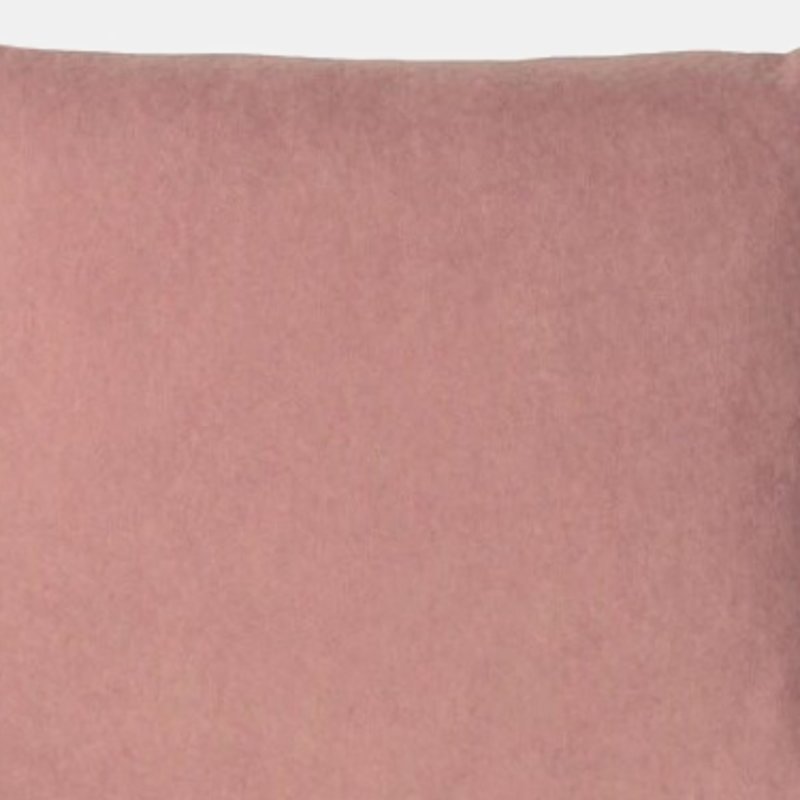 Furn Kobe Velvet Throw Pillow Cover In Pink