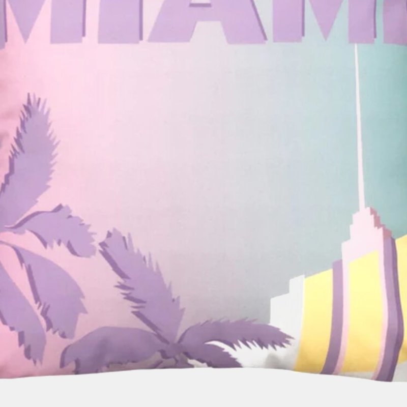 Furn Miami Outdoor Cushion Cover In Pink