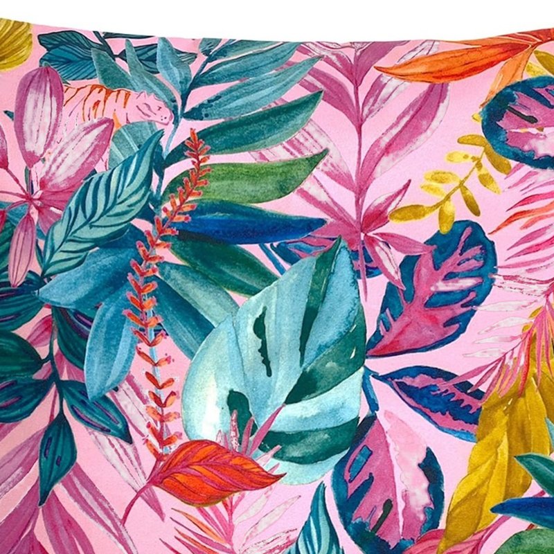 Furn Psychedelic Jungle Outdoor Cushion Cover In Pink