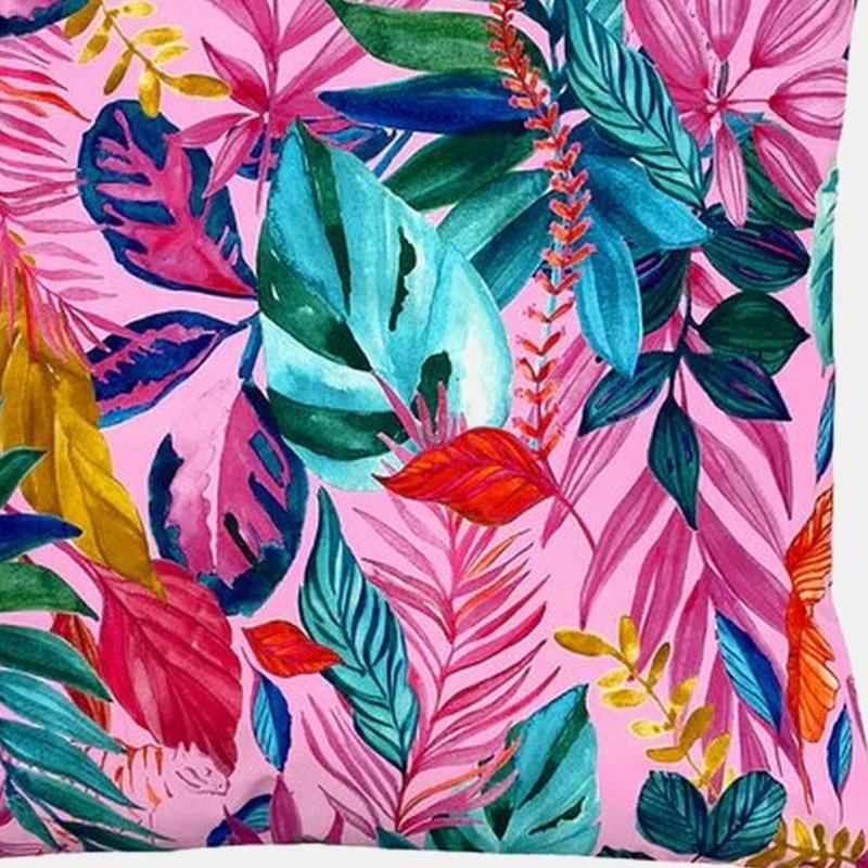 Furn Psychedelic Jungle Outdoor Cushion Cover In Pink