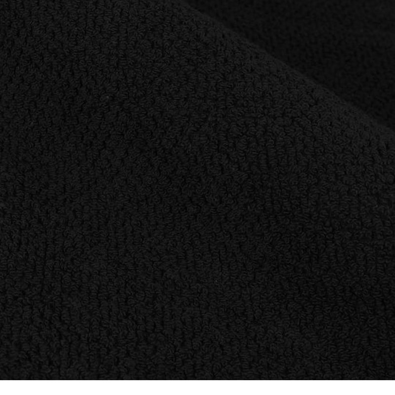 Shop Furn Textured Weave Bath Towel In Black