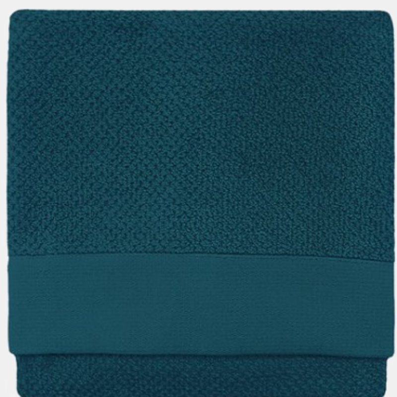 Furn Textured Woven Hand Towel In Blue