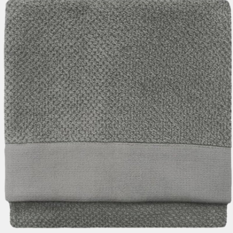 Furn Textured Woven Hand Towel In Grey