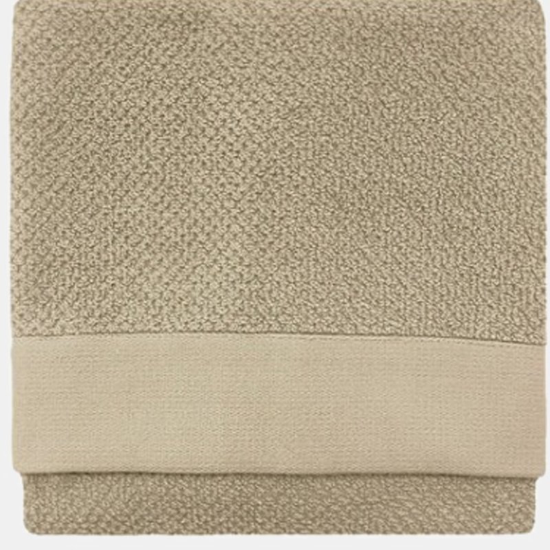 Furn Textured Woven Hand Towel In Brown
