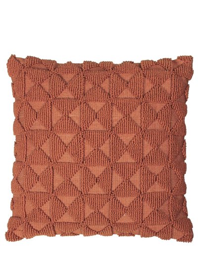 Furn Varma Geometric Throw Pillow Cover Brick Red - One Size product