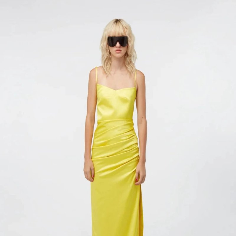 Shop Gauge81 Vona Dress (final Sale) In Yellow