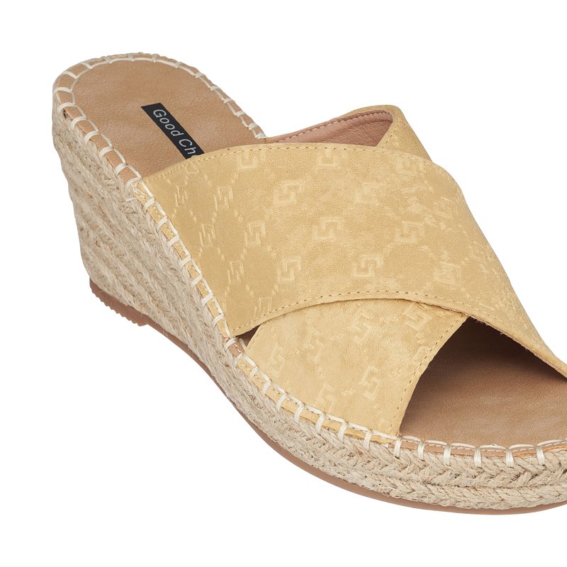 Shop Gc Shoes Darline Yellow Espadrille Wedge Sandals