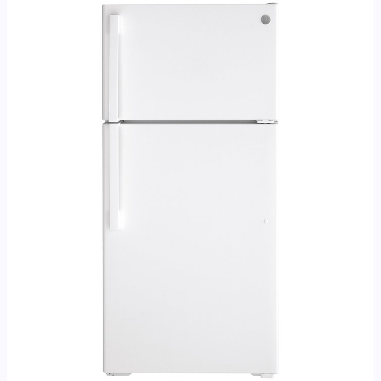 15.6 Cu. Ft. White Top-Freezer Refrigerator - White