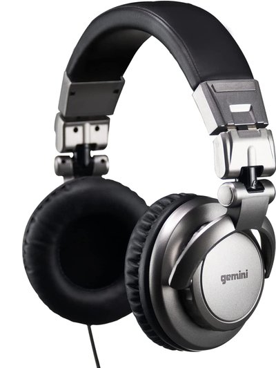 Gemini DJX-500 Professional DJ Headphones Wired Silver product
